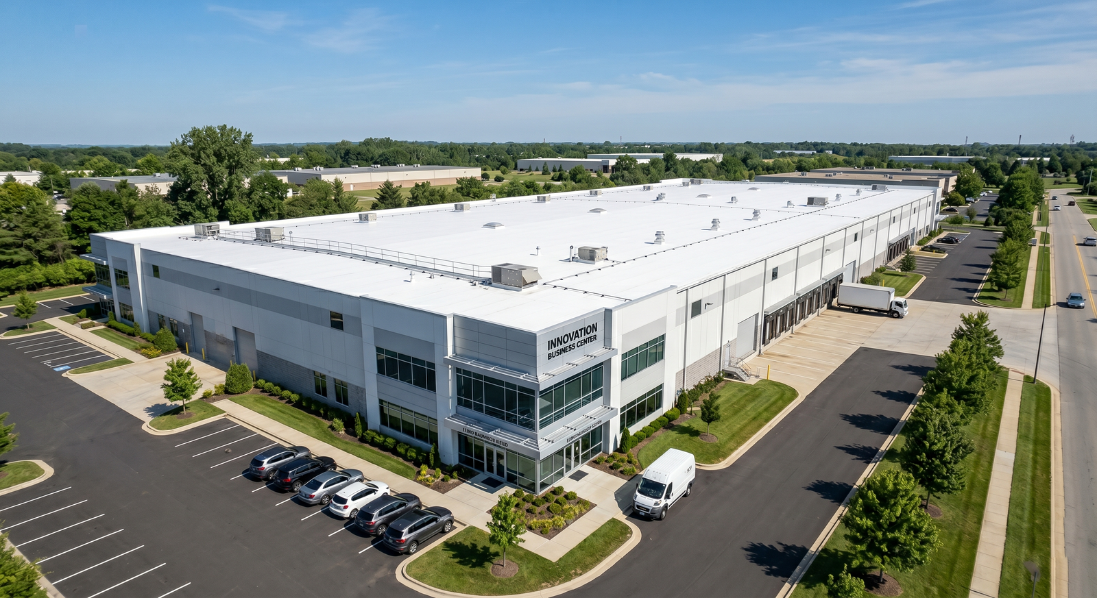 Sanford Business Park Flat Roof